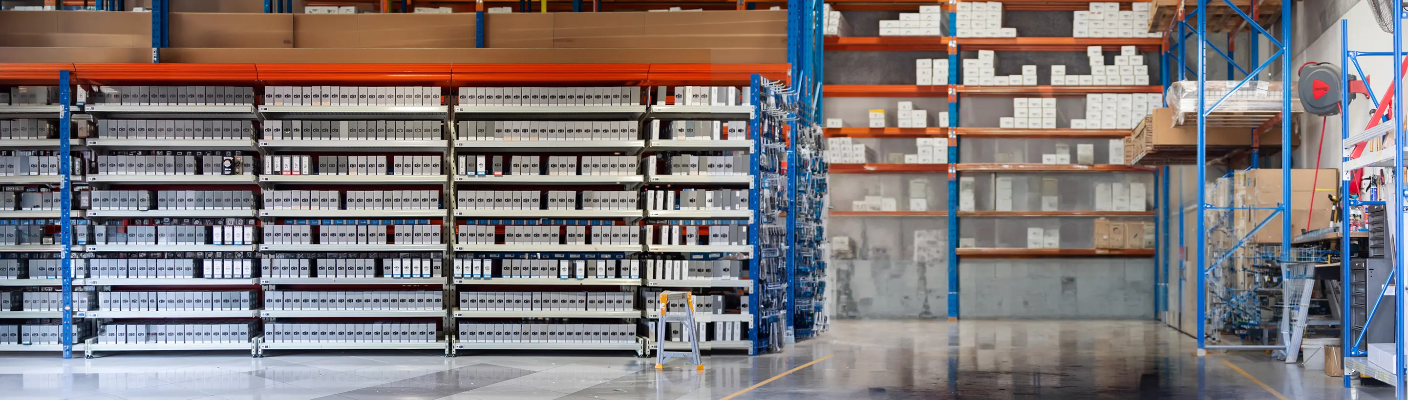 Warehouse with lots of Roof Rack Products